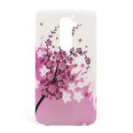 LG Optimus G2 Plastik Case mit pinker Blume