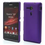 Sony Xperia SP Gummiertes Plastik Case - violett