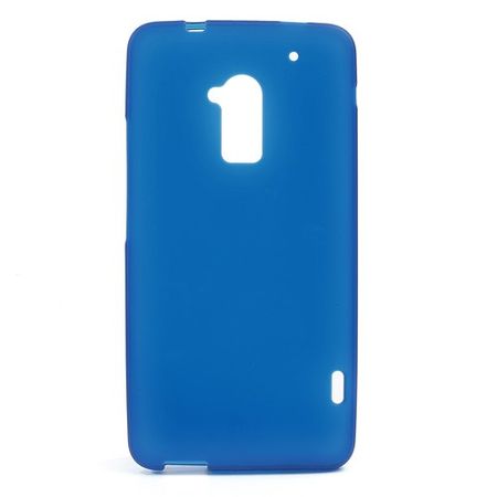 HTC One Max Elastisches Plastik Case - blau