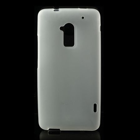 HTC One Max Elastisches Plastik Case - weiss