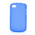 BlackBerry Q10 Elastisches Plastik Case - blau