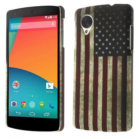 LG Google Nexus 5 Hart Plastik Case USA Amerika Flagge