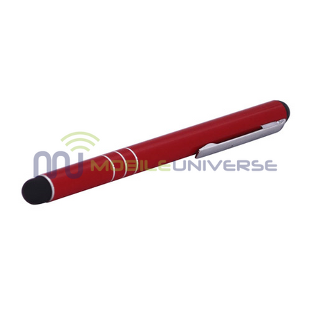 Clip Style Eingabestift für Touchscreens - rot