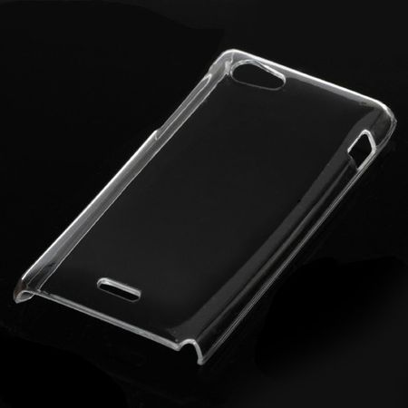 Sony Xperia J Hart Plastik Case - transparent