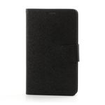 Goospery - Samsung Galaxy Tab 3 7.0 Hülle - Tablet Bookcover - Fancy Diary Series - schwarz