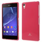 Goospery - Sony Xperia Z2 Handy Hülle - TPU Soft Case - Pearl Jelly Series - pink