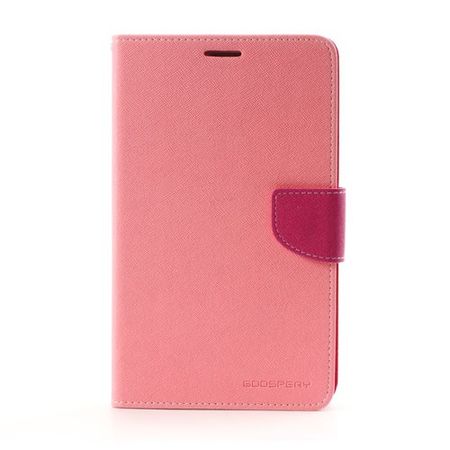 Goospery - Samsung Galaxy Tab 3 7.0 Hülle - Tablet Bookcover - Fancy Diary Series - rosa/pink
