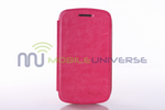 Samsung Galaxy Fame Leder Case retro-style - pink