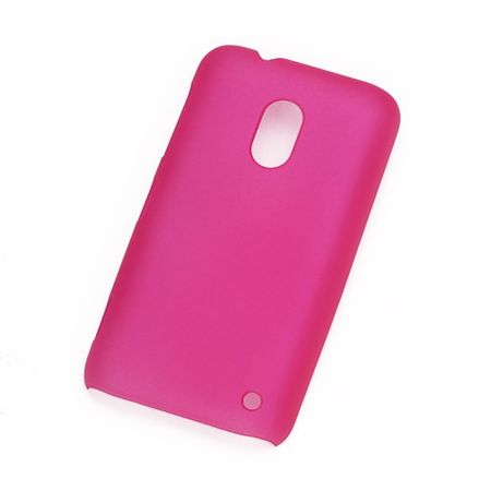 Nokia Lumia 620 Gummiertes Hart Plastik Case - rosa