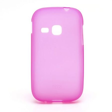 Samsung Galaxy Young Elastisches, mattes Plastik Case - rosa