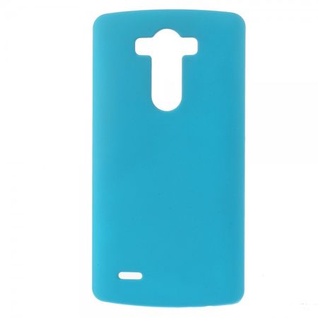 LG G3 Gummiertes Plastik Case - hellblau