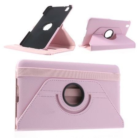 Samsung Galaxy Tab Pro 8.4 Leder Case mit Litchimuster - pink