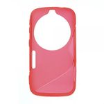 Samsung Galaxy S5 Zoom Elastisches Plastik Case S-Curve - rot