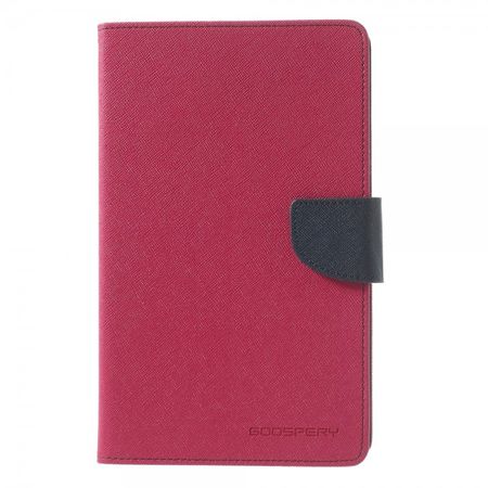 Goospery - Samsung Galaxy Tab 3 7.0 Lite Hülle - Tablet Bookcover - Fancy Diary Series - pink/navy