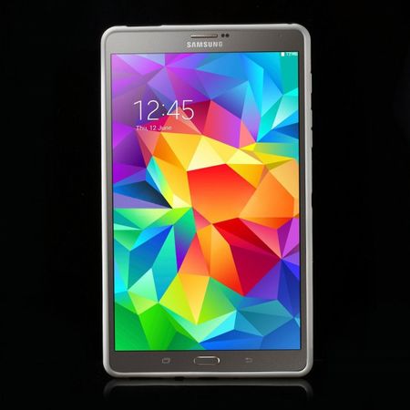 Samsung Galaxy Tab S 8.4 (T700/T701/T705) Elastisches Plastik Case X-Shape - weiss