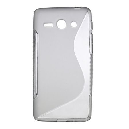 Huawei Ascend Y530 Elastisches Plastik Case S-Shape - grau