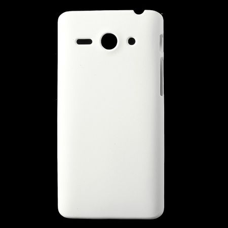 Huawei Ascend Y530 Gummiertes Hart Plastik Case - weiss