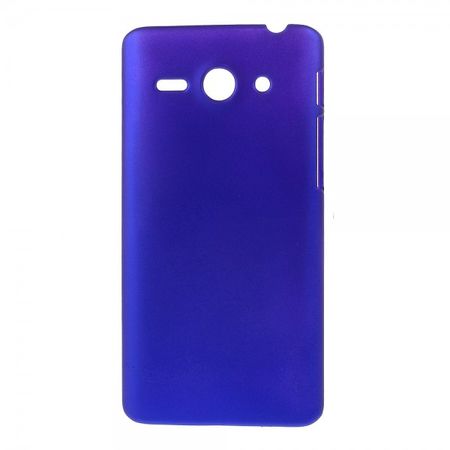 Huawei Ascend Y530 Gummiertes Hart Plastik Case - dunkelblau