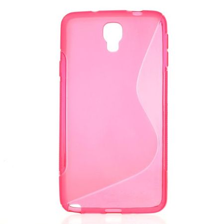 Samsung Galaxy Note 3 Lite/Neo Elastisches Plastik Case S-Curve - rosa