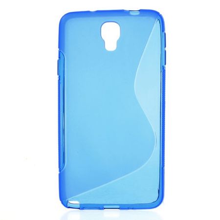 Samsung Galaxy Note 3 Lite/Neo Elastisches Plastik Case S-Curve - blau