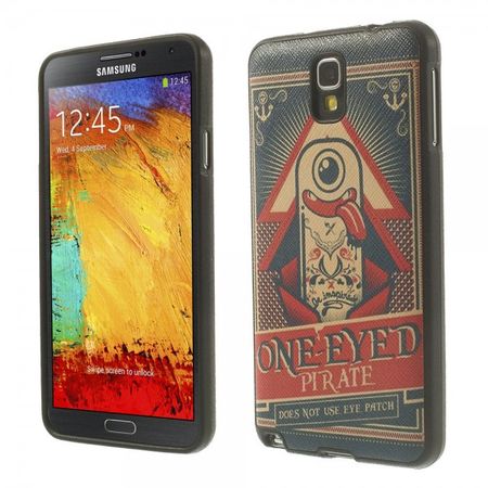 Samsung Galaxy Note 3 Lite/Neo Elastisches Plastik Case mit einäugigen Piraten