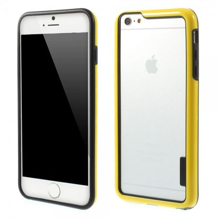 iPhone 6 Plus/6S Plus Elastischer Plastik Bumper - gelb