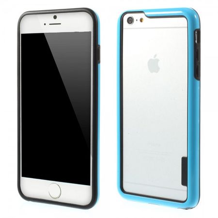 iPhone 6 Plus/6S Plus Elastischer Plastik Bumper - blau