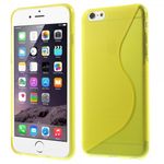 iPhone 6 Plus/6S Plus Elastisches Plastik Case S-Curve - gelb