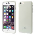 Goospery - iPhone 6S Plus/6 Plus Handy Hülle - TPU Soft Case - Pearl Jelly Series - weiss