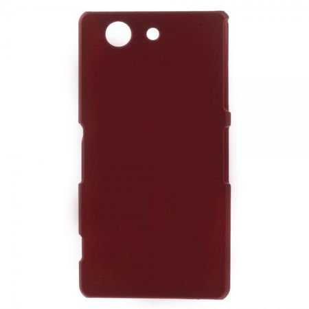 Sony Xperia Z3 Compact Schlichtes Hart Plastik Case - rot