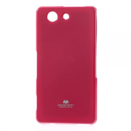 Goospery - Sony Xperia Z3 Compact Handy Hülle - TPU Soft Case - Pearl Jelly Series - pink