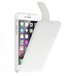 iPhone 6/6S Magnetisches Leder Case vertikal - weiss