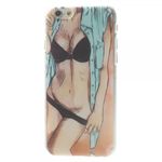 iPhone 6/6S Hart Plastik Case mit Girl mit schwarzem Bikini