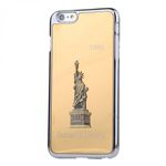 iPhone 6 Plus/6S Plus Aluminium und Plastik Case mit Freiheitsstatue - golden