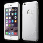 iPhone 6 Plus/6S Plus Elastisches Plastik Case S-Line - weiss