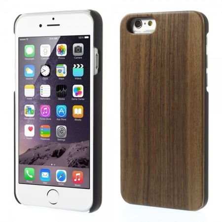 iPhone 6/6S Nussbaumholz Case mit Plastik Rahmen