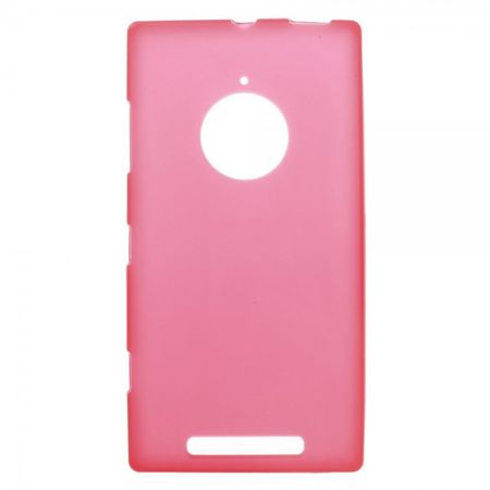 Nokia Lumia 830 Elastisches, mattes Plastik Case - rot
