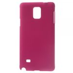 Samsung Galaxy Note 4 Gummiertes Hart Plastik Case - rosa