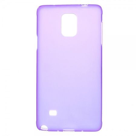 Samsung Galaxy Note 4 Leicht glänzendes, elastisches Plastik Case - purpur