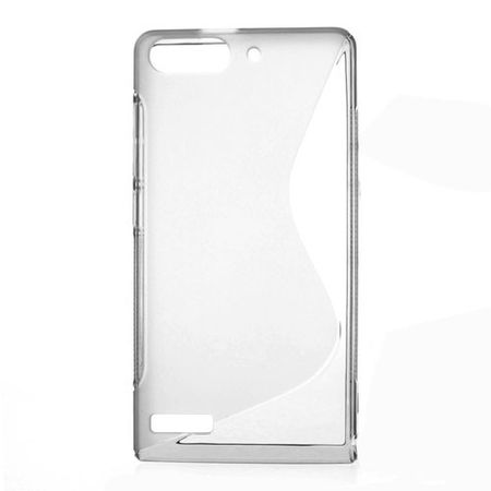 Huawei Ascend G6 Elastisches Plastik Case S-Curve - grau