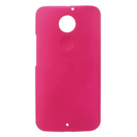 Motorola Moto X (2 Gen) Gummiertes Hart Plastik Case - rosa