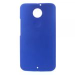 Motorola Moto X (2 Gen) Gummiertes Hart Plastik Case - dunkelblau