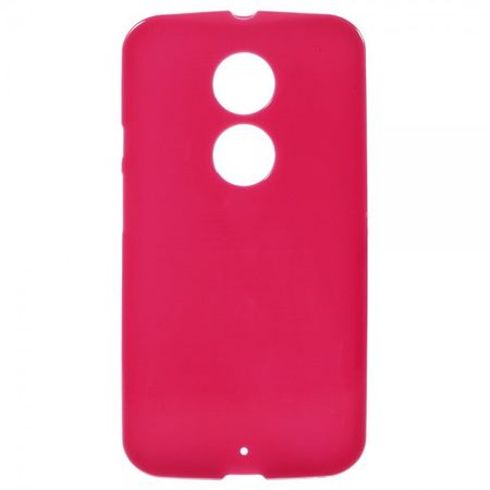 Motorola Moto X (2 Gen) Glänzendes, elastisches Plastik Case - rosa