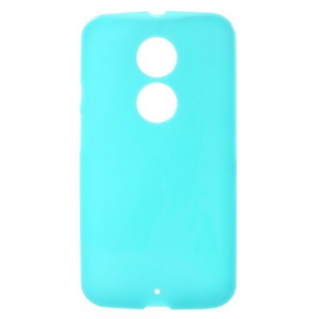 Motorola Moto X (2 Gen) Glänzendes, elastisches Plastik Case - blau