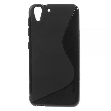 HTC Desire Eye Elastisches Plastik Case S-Shape - schwarz