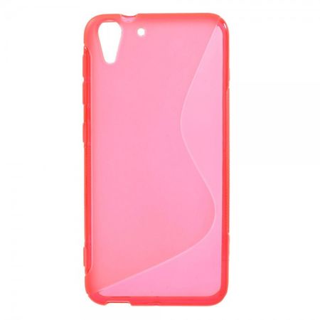 HTC Desire Eye Elastisches Plastik Case S-Shape - rosa