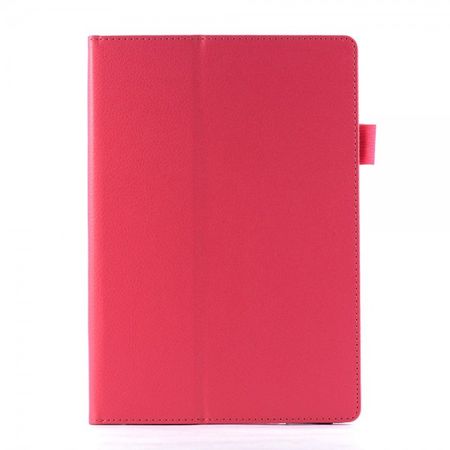 HTC Nexus 9 Leder Flip Case mit Litchimuster - rosa