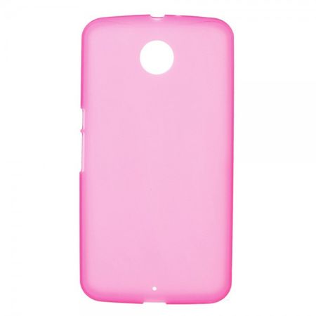 Motorola Nexus 6 Elastisches, mattes Plastik Case - rosa