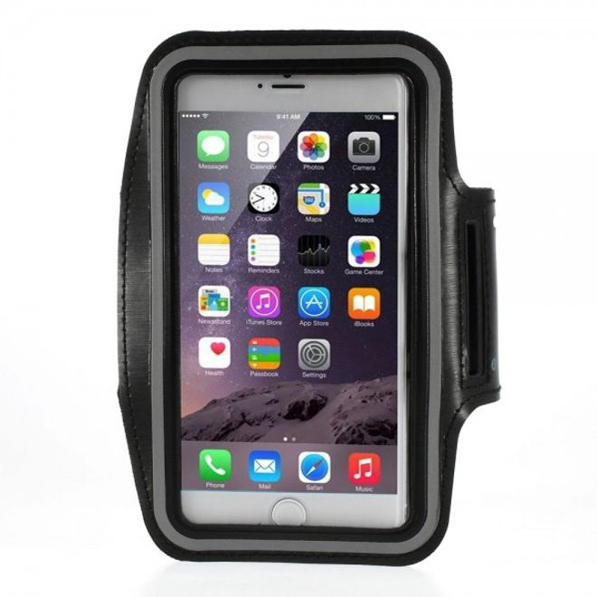 iPhone 6 Plus Sport Armband Case - schwarz