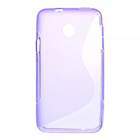 Huawei Ascend Y330 Elastisches Plastik Case S-Curve - purpur